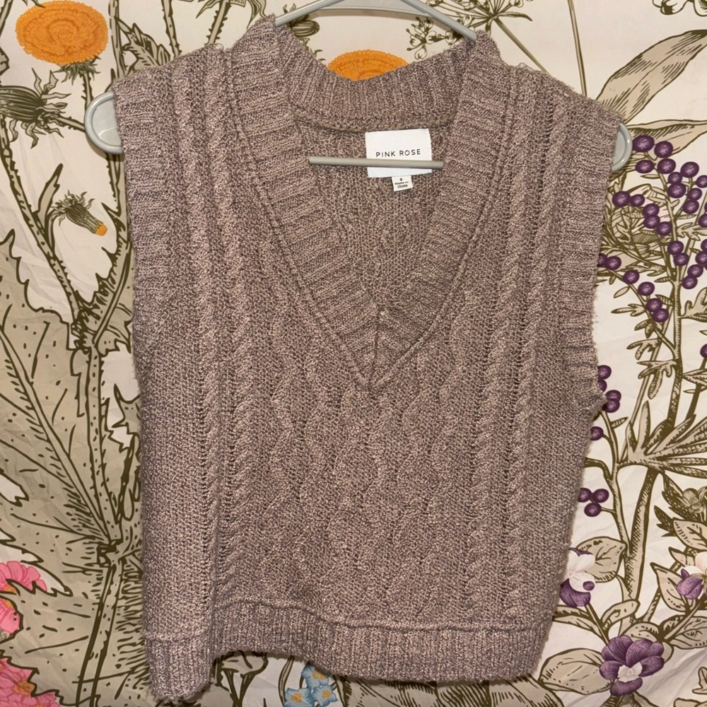 Never worn sweater vest!